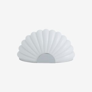 Nordal - CHIA lampe med kromfinish - hvid - L27,5 Ã B14 Ã H14 cm